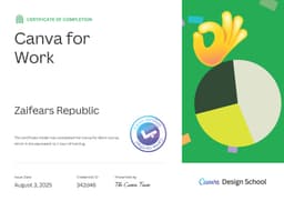 Canva for Work Certificate